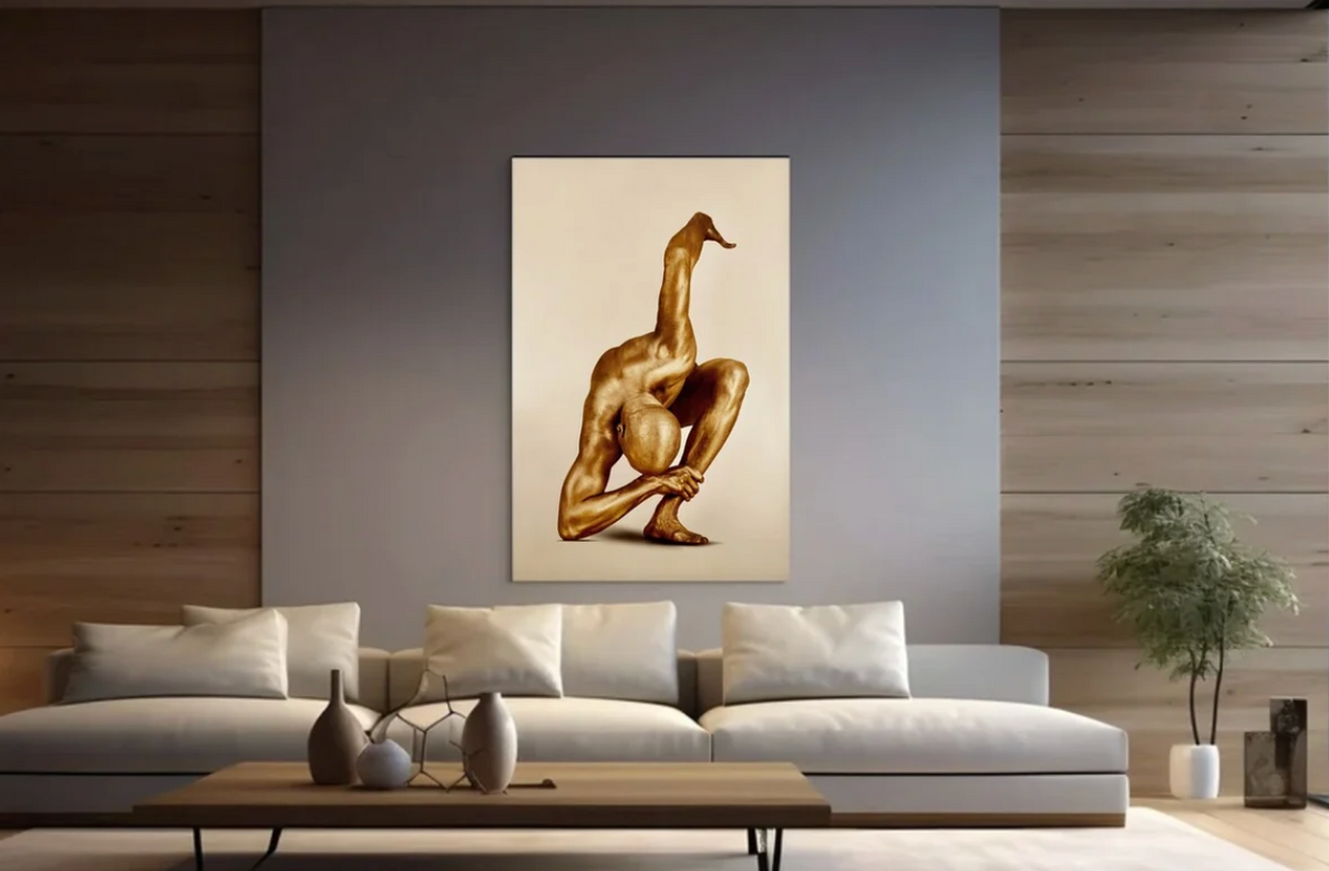 Fine art photograph exploring the human form through golden light, color, and symbolism by Zack Zublena.