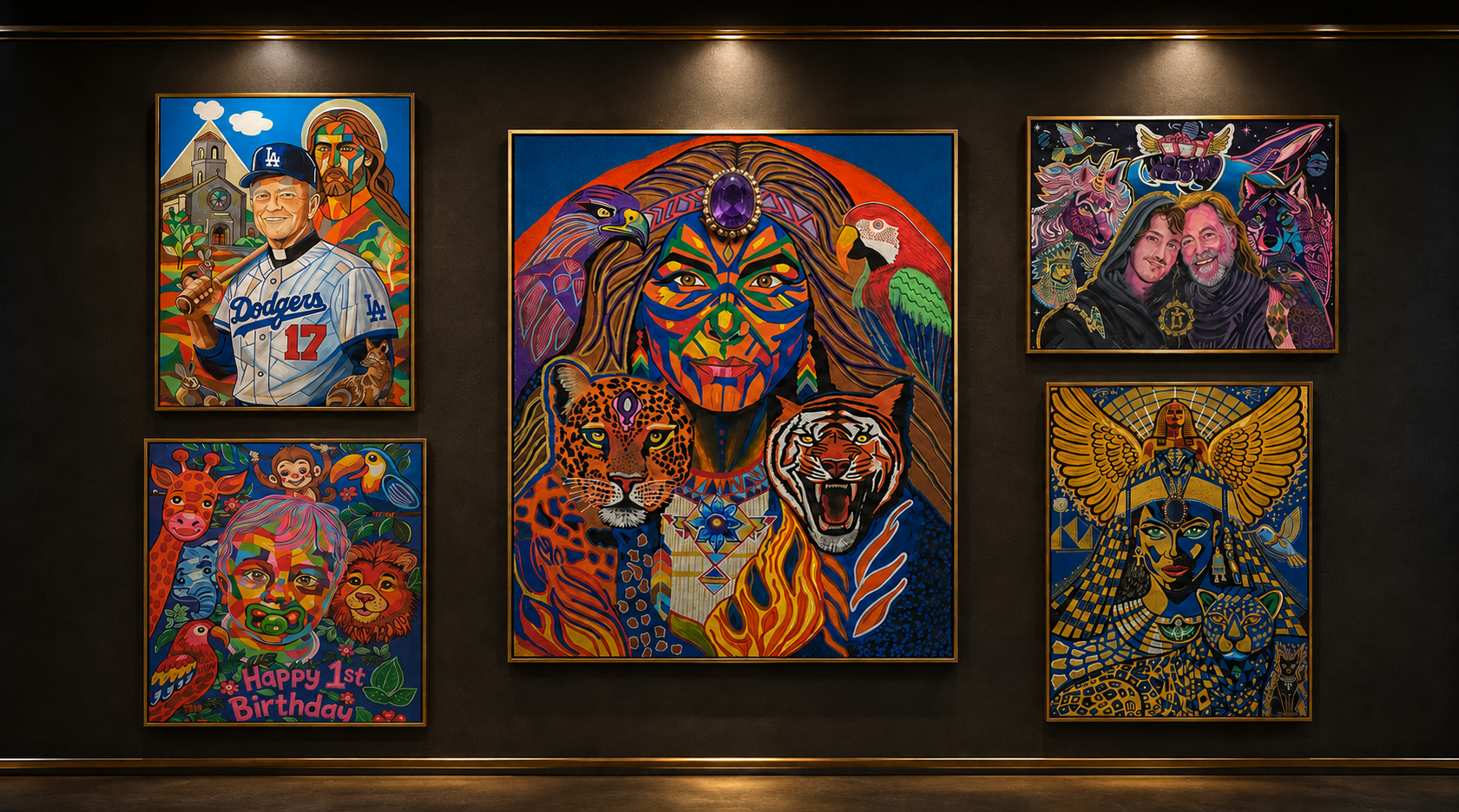Colorful Legacy Portraits: The Best Personalized Gift for Someone You Love