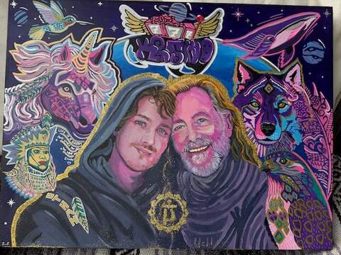 United Through the Heart: A Legacy Portrait for Ethan and His Father