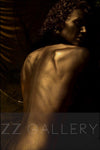 Golden-painted female nude back – luxury fine art photography by Zack Zublena
