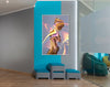 ELECTRIC AWAKENING – CONTEMPORARY SURREAL GOLD NUDE WALL ART