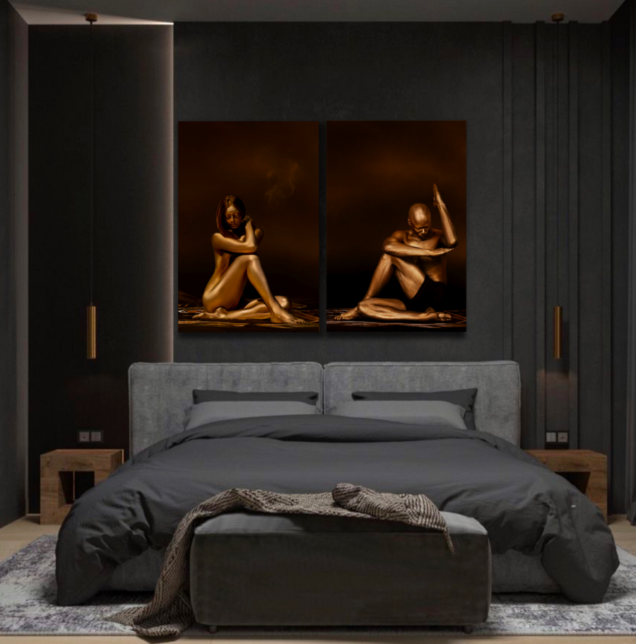 SET of 2 Aphrodite & Adonis