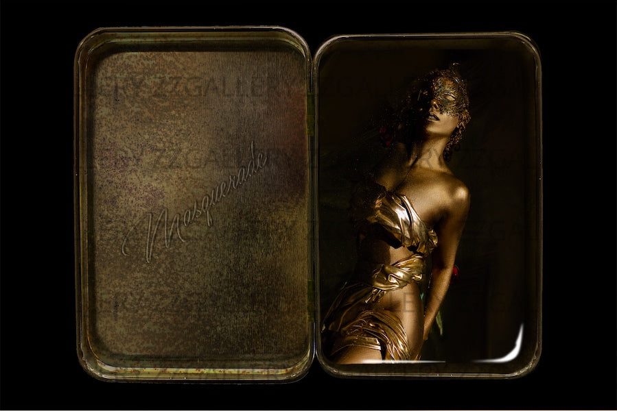 Midsummer Golden Moon in a vintage treasure box (or not)